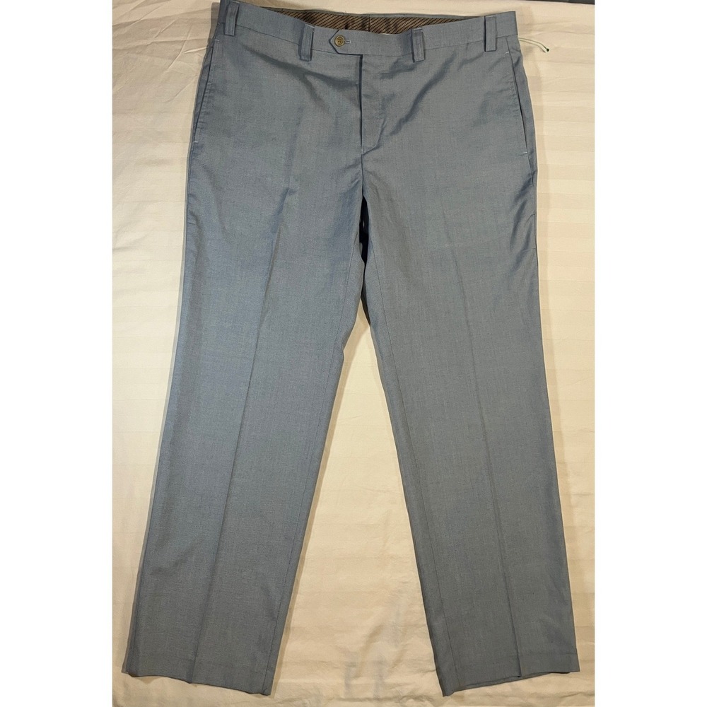 Lauren Ralph Lauren Mens Light Blue Flat Front Dress Pants 38x30 Straight Leg‎